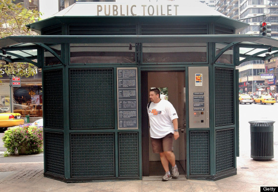 michael bloomberg bathroom