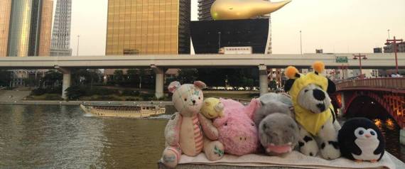stuffed animals travel japan