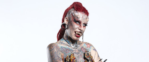Guinness World Records Top Halloween Awards Include The Scariest Body Modification Ever Photos