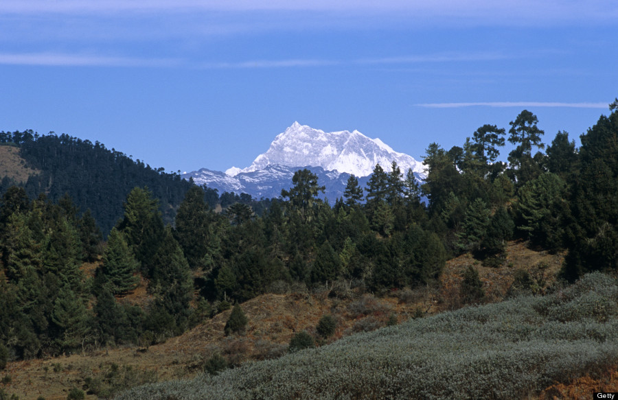 gangkhar puensum mountain bhutan