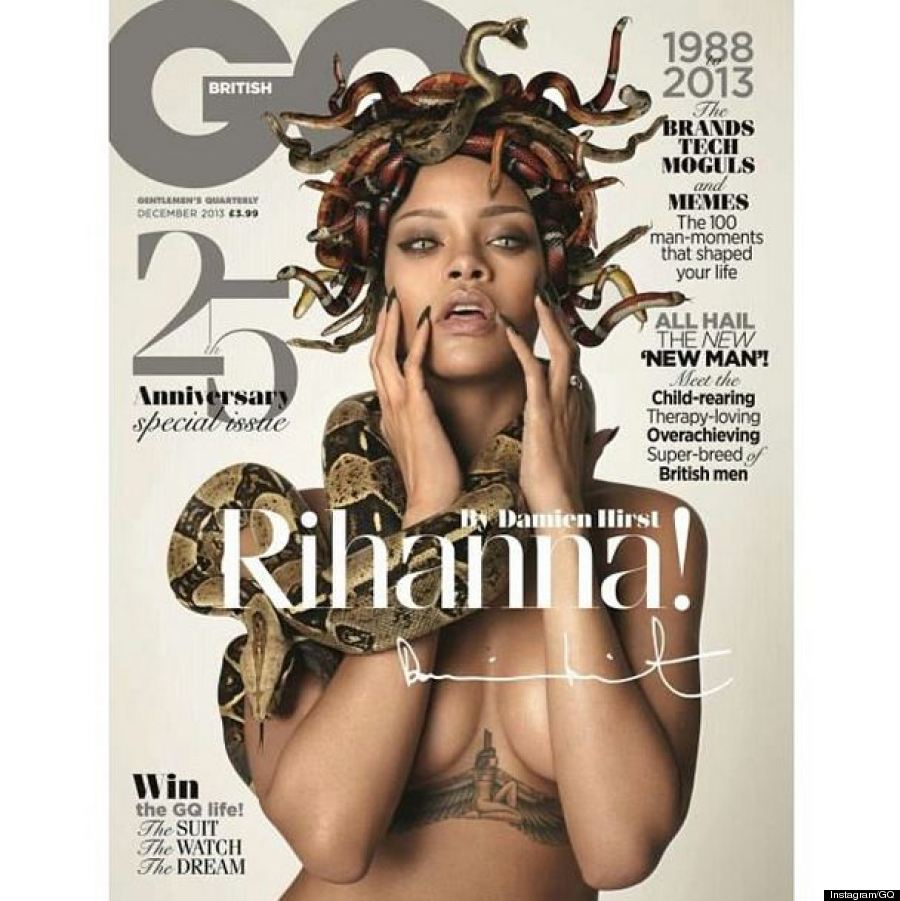 rihanna gq