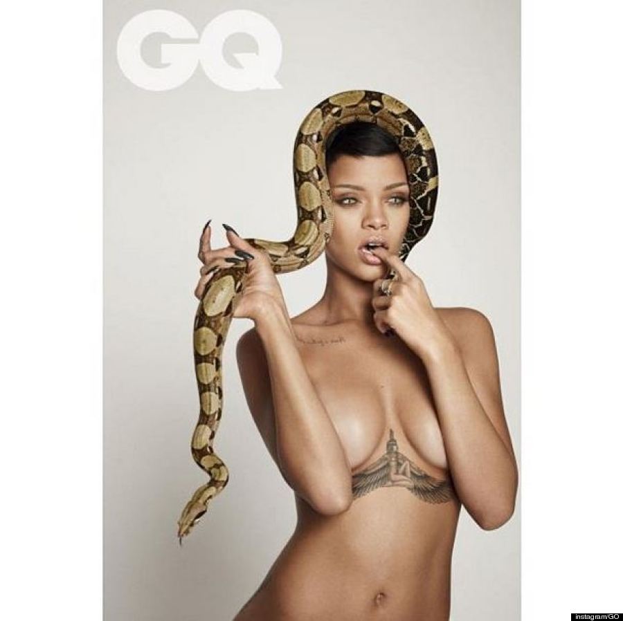 rihanna gq
