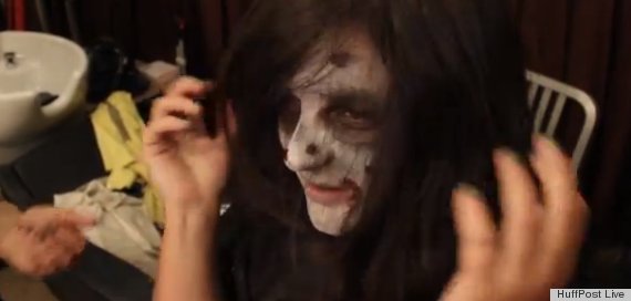 zombie makeup hair