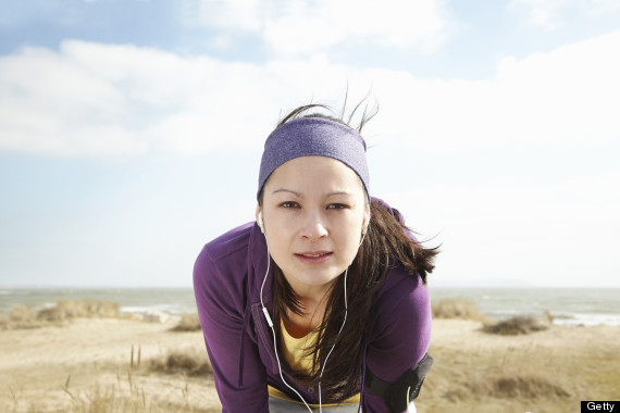 working out with music