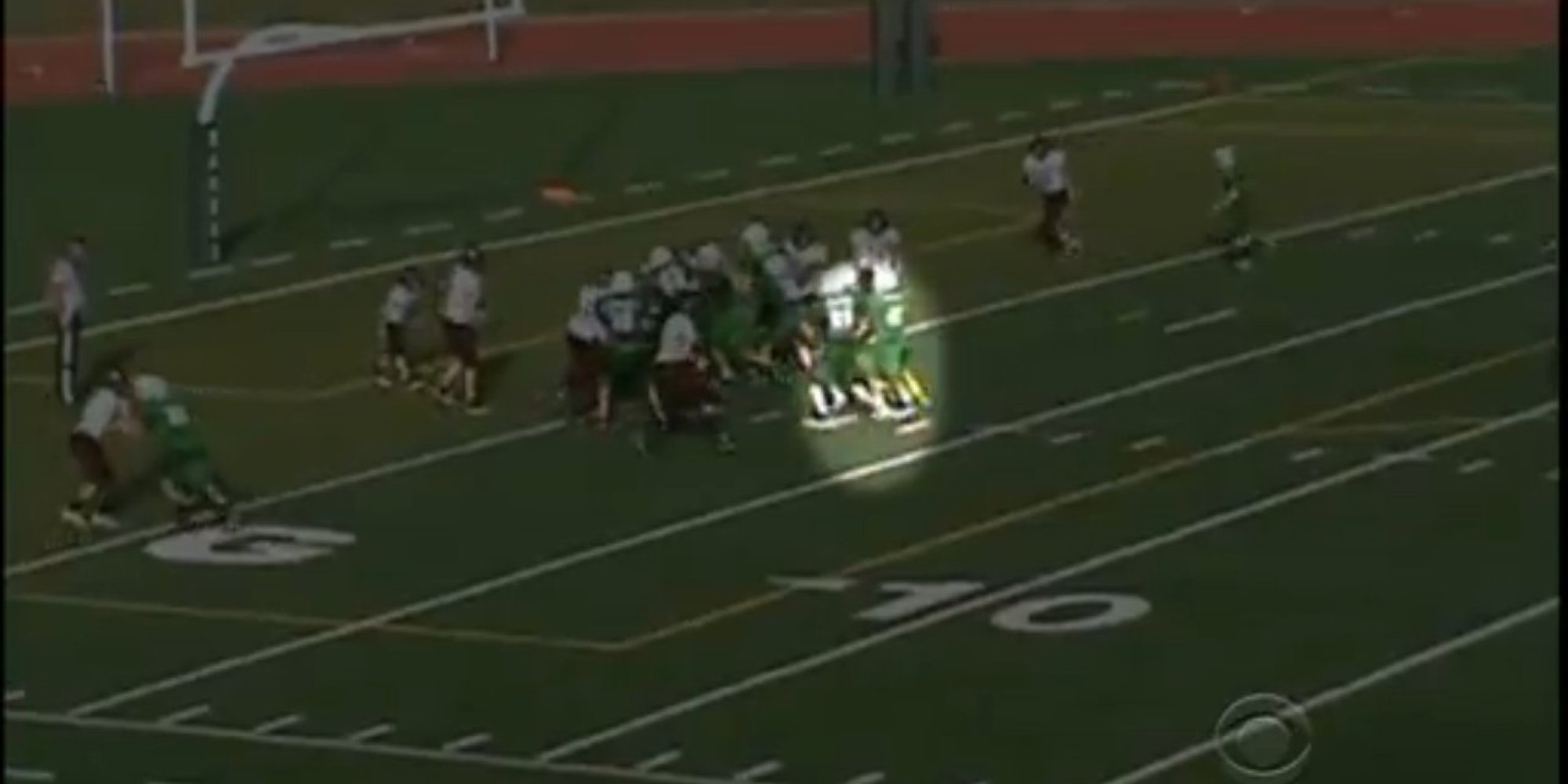 Olivet Middle School Football Players Create Secret Play For Teammate