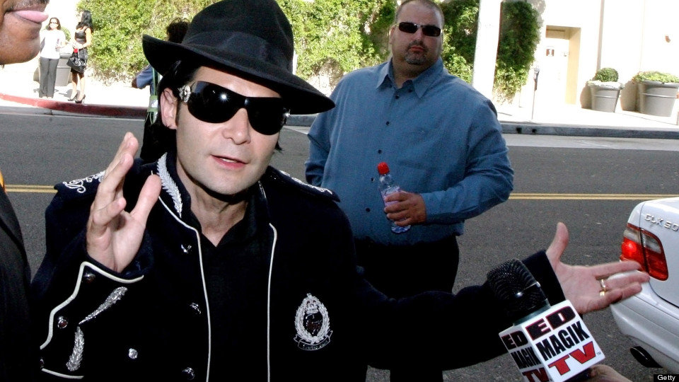 Corey Feldman's new album cover Looks kinda like an old skrillex r