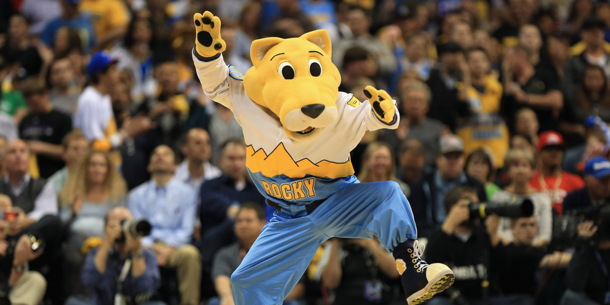 Nuggets Mascot Collapses In Scary Scene Before Nuggets' First Home Game (VIDEO) | HuffPost2000 x 1000