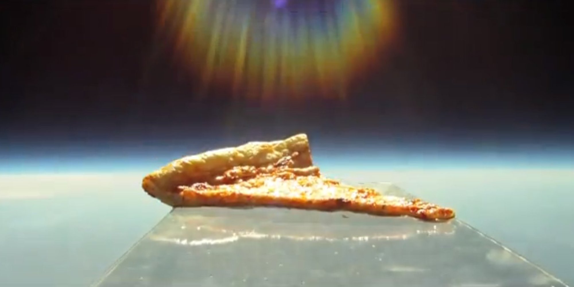 Pizza from space