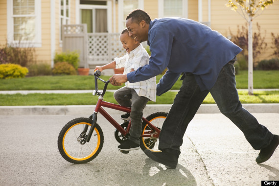 learning to ride without training wheels