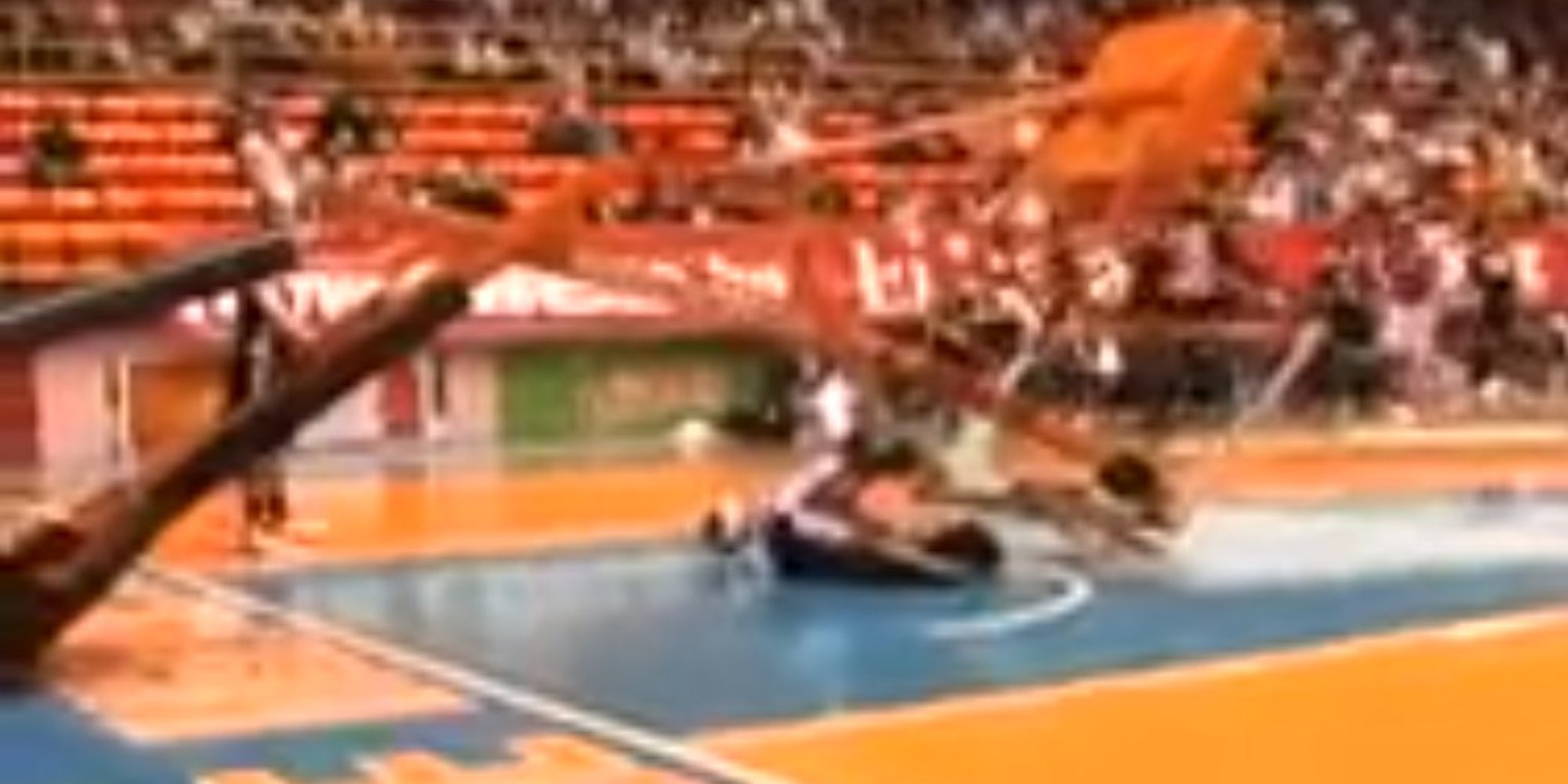 Harlem Globetrotters' BackboardShattering Dunk Turns To Scary Accident
