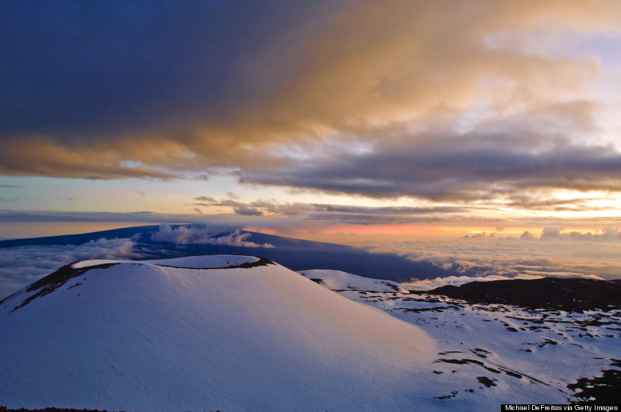 snow mauna kea