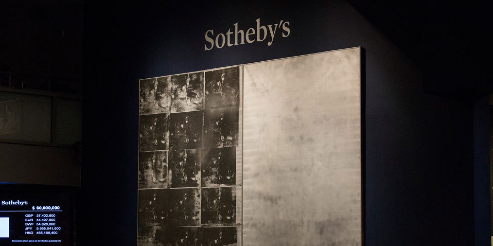 Andy Warhol�s �Silver Car Crash� fetches 105,445,000