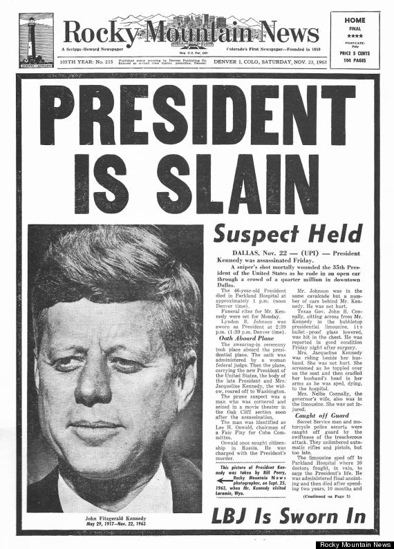 How The World's Newspapers Reported JFK's Assassination HuffPost