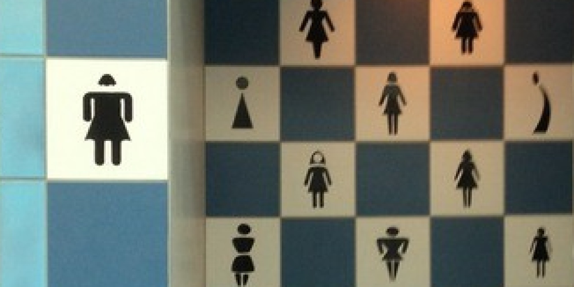 What are some fun and cool bathroom signs?