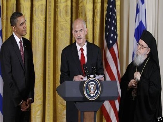 Greek Prime Minister Visits White House And Obama