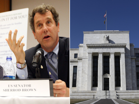 Sherrod Brown Federal Reserve