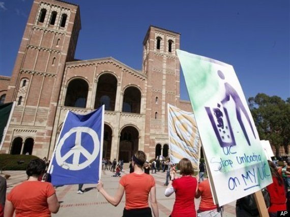 University Cuts Protests