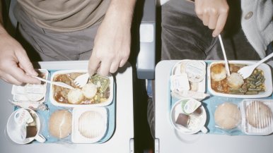 Airplane food