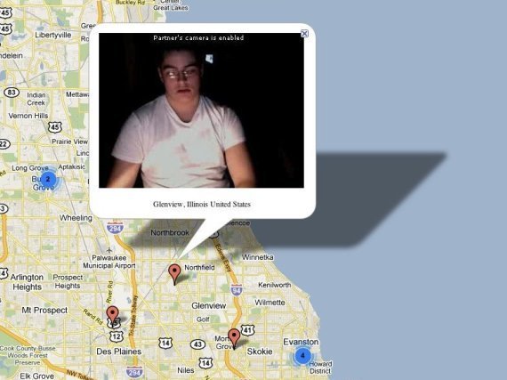 Chatroulette Map