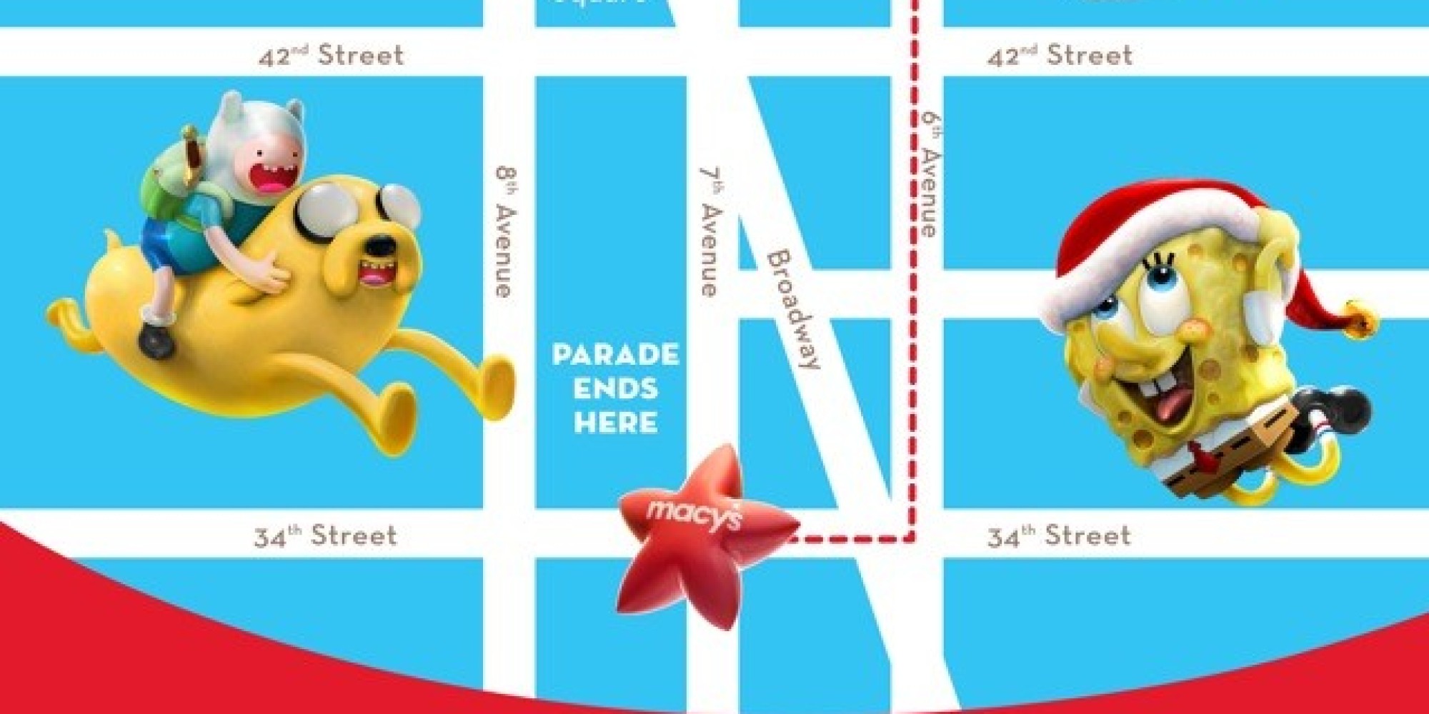 Macy's Thanksgiving Day Parade 2013 Map