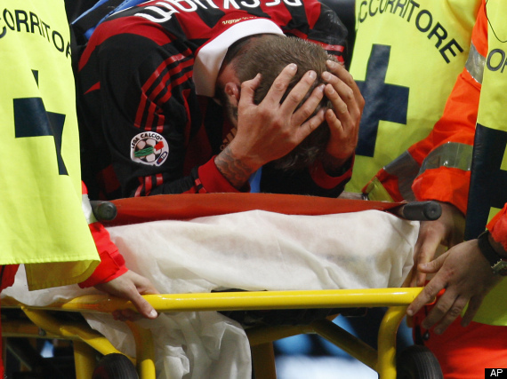 David Beckham Injury Achilles Tendon Torn