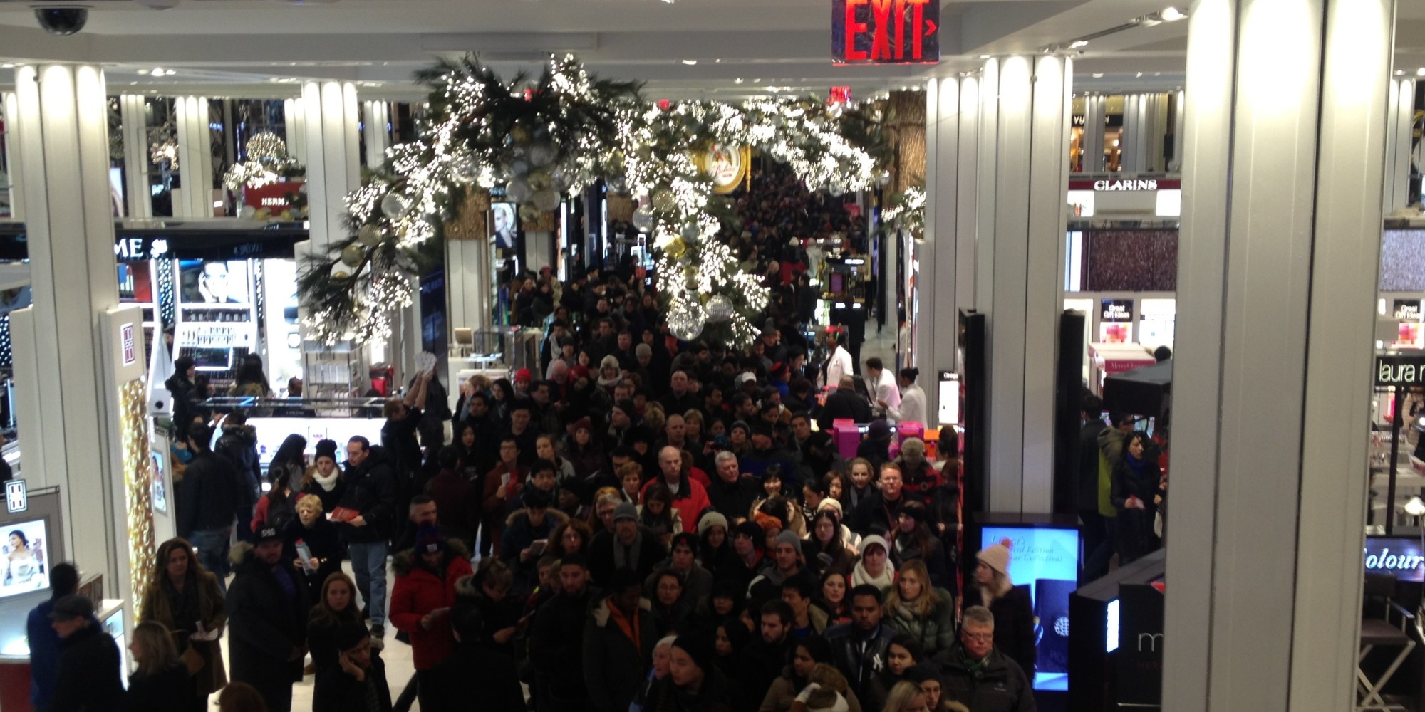 The Scene Inside The Macy�s Flagship On Thanksgiving Was