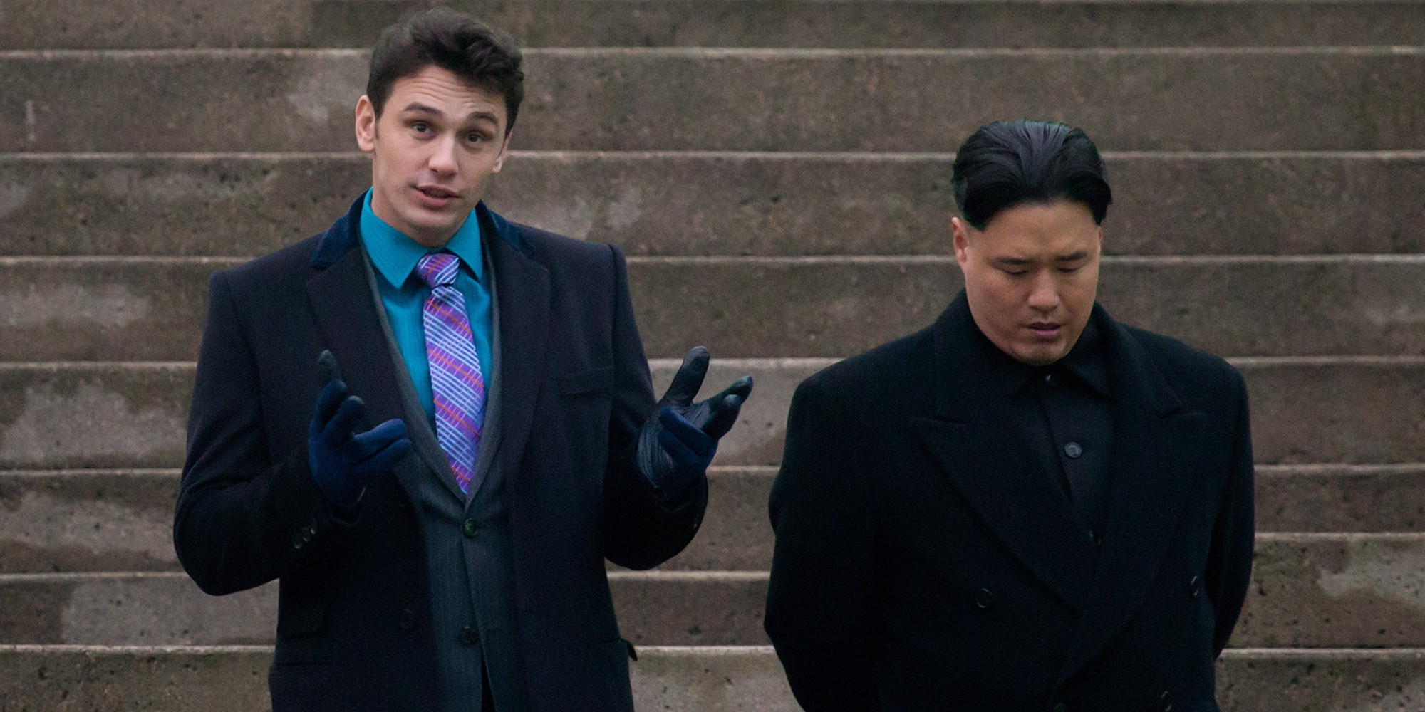 James Franco, Seth Rogen Turn Vancouver Into North Korea (PHOTOS)