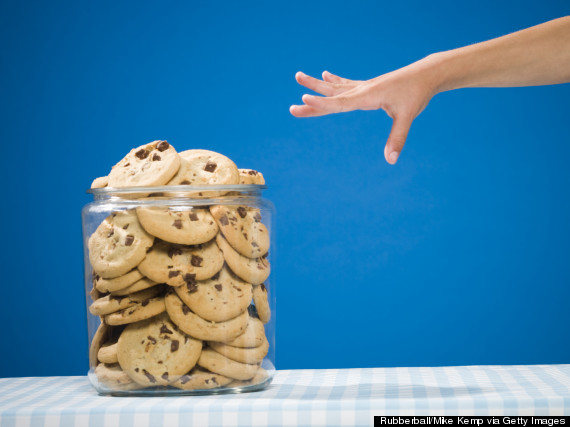 hand cookie jar