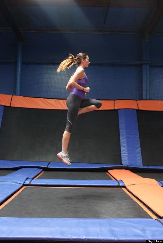 15 Minute Trampoline Workout Video Horse for Push Pull Legs