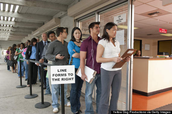unemployment line