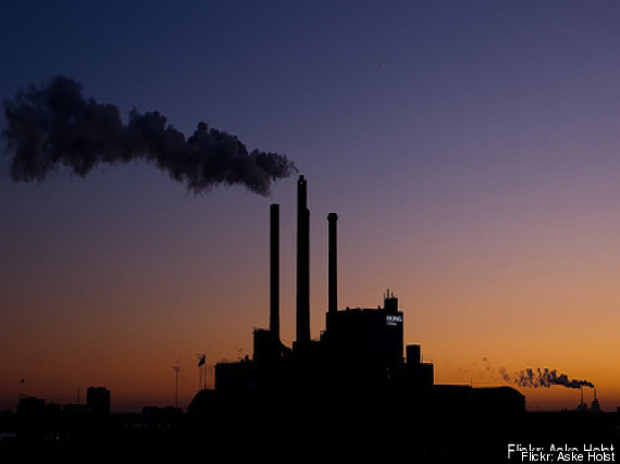 Copenhagen Power Stations At Dusk