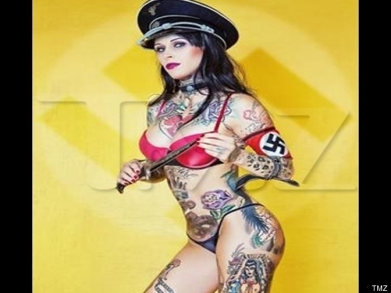 Michelle Mcgee Nazi Photo Pic Bombshell Jesse Jame