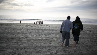 People on beach