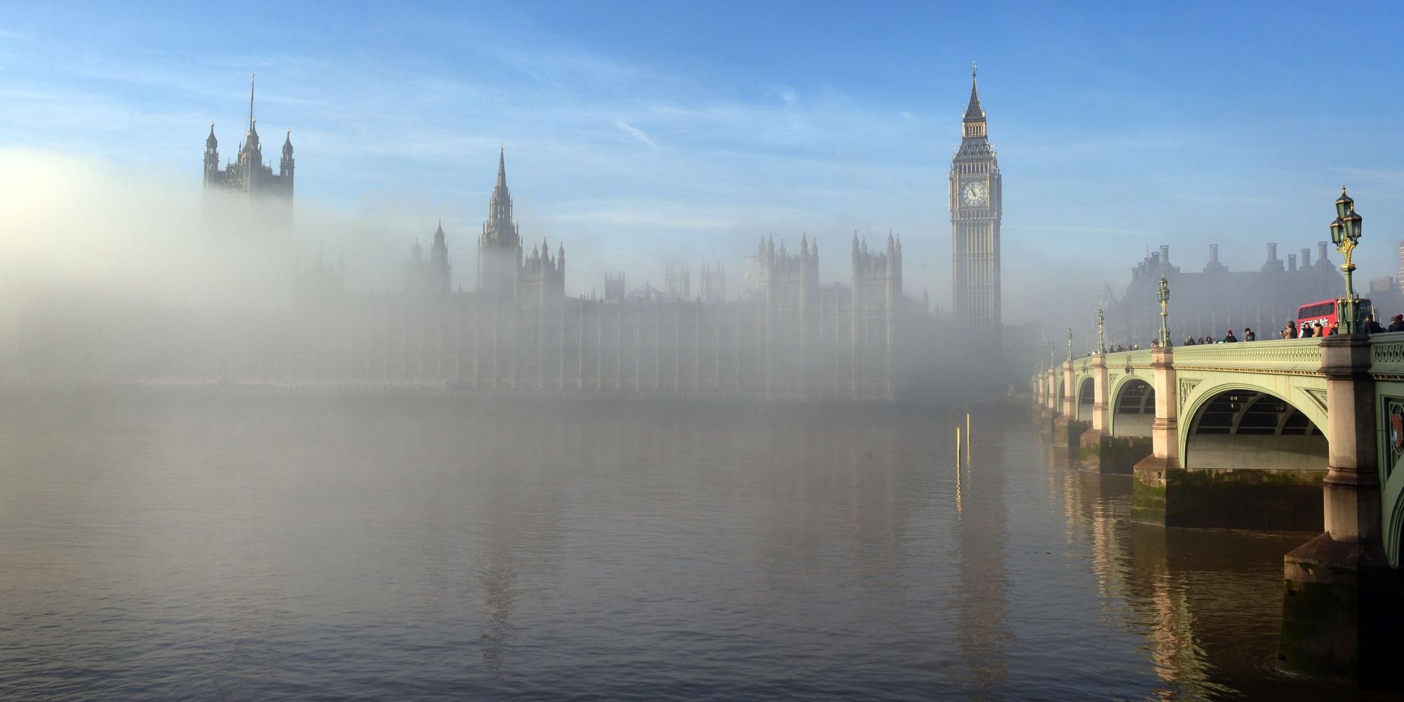 霧のロンドンは、本当に美しい（写真）2000 x 1000