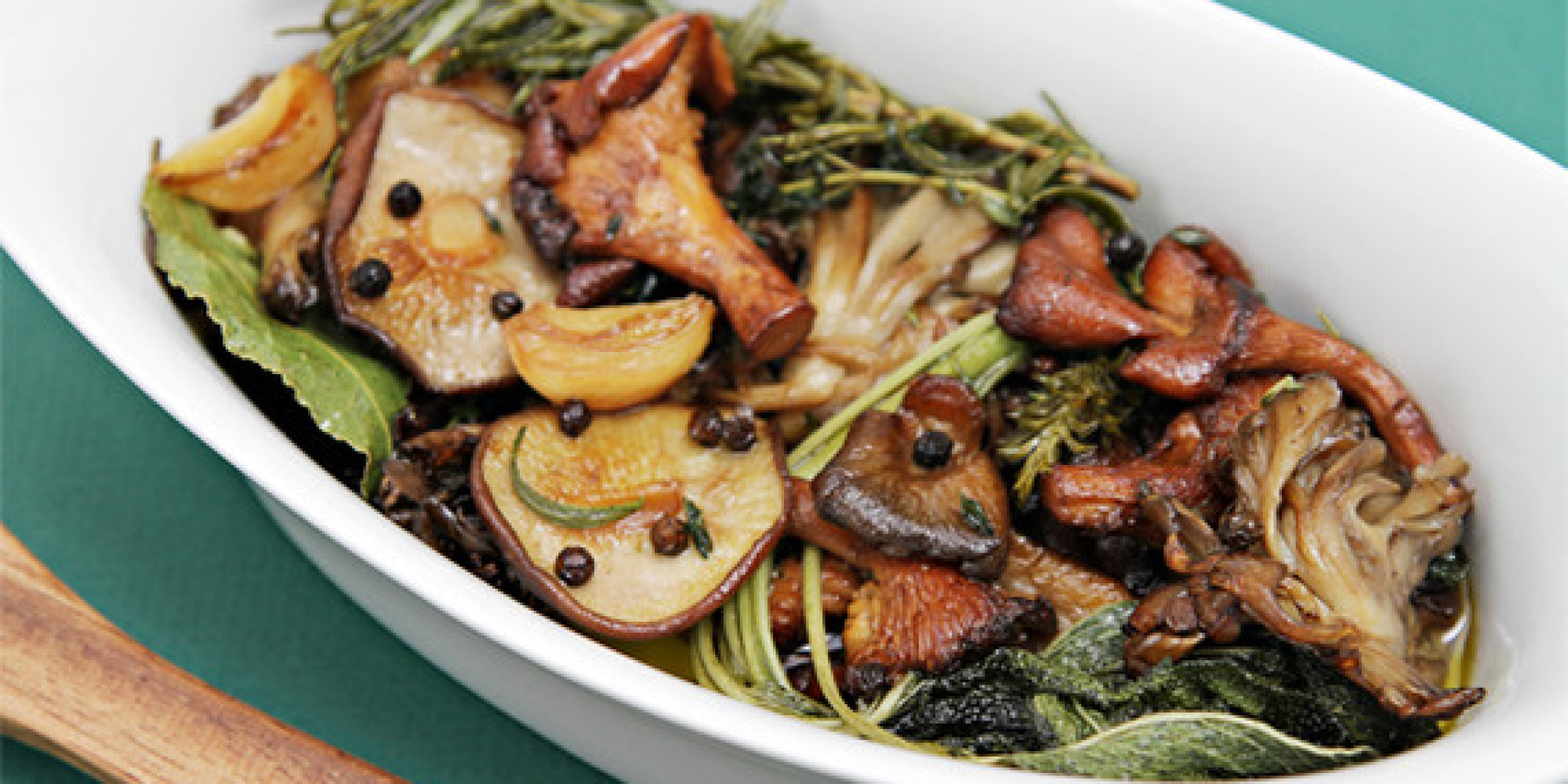 Wild Mushroom Confit With Garlic and Fresh Herbs HuffPost