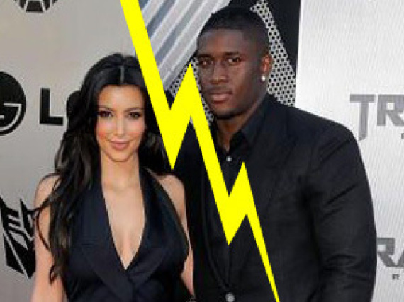 Kim Kardashian Reggie Bush Split Break Up Over