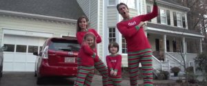 Wearing Christmas Jammies Video