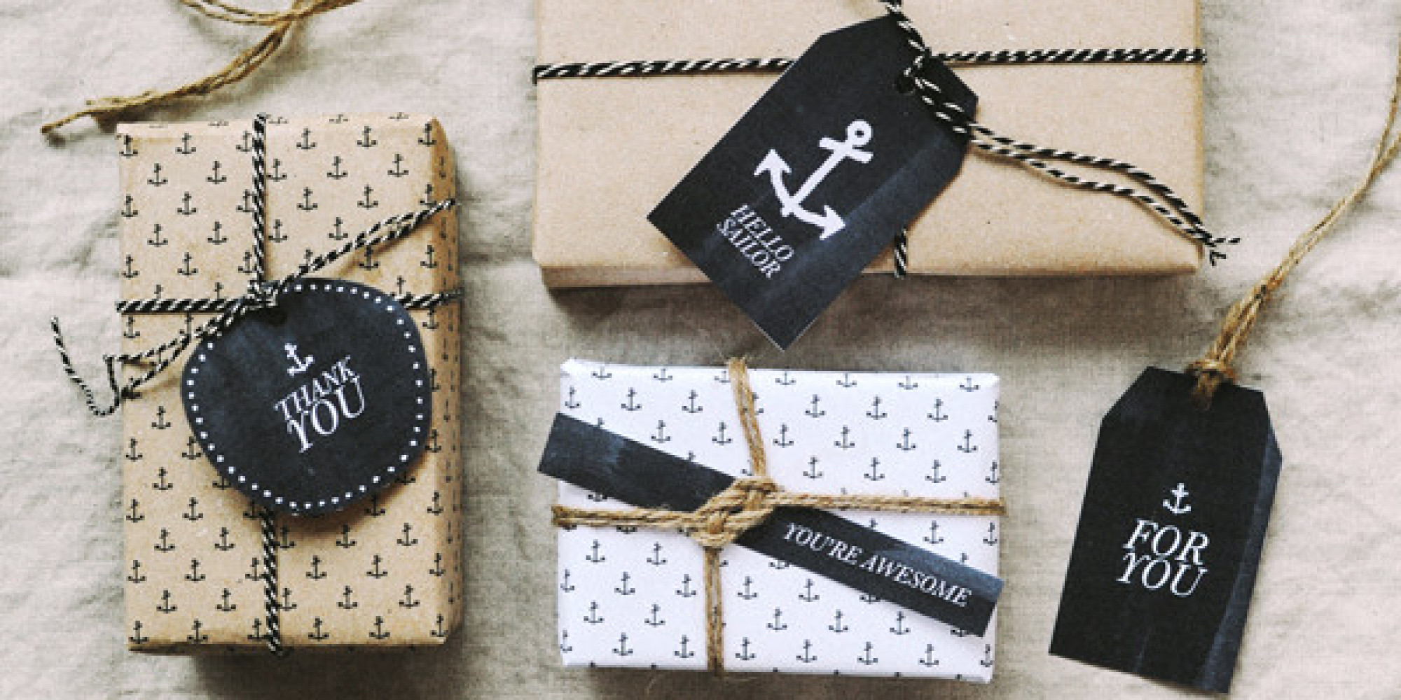 birthday-gift-wrap-ideas-with-kraft-paper-everyday-laura-cute-gift