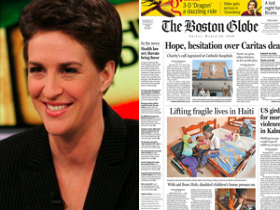 Maddow Boston Globe