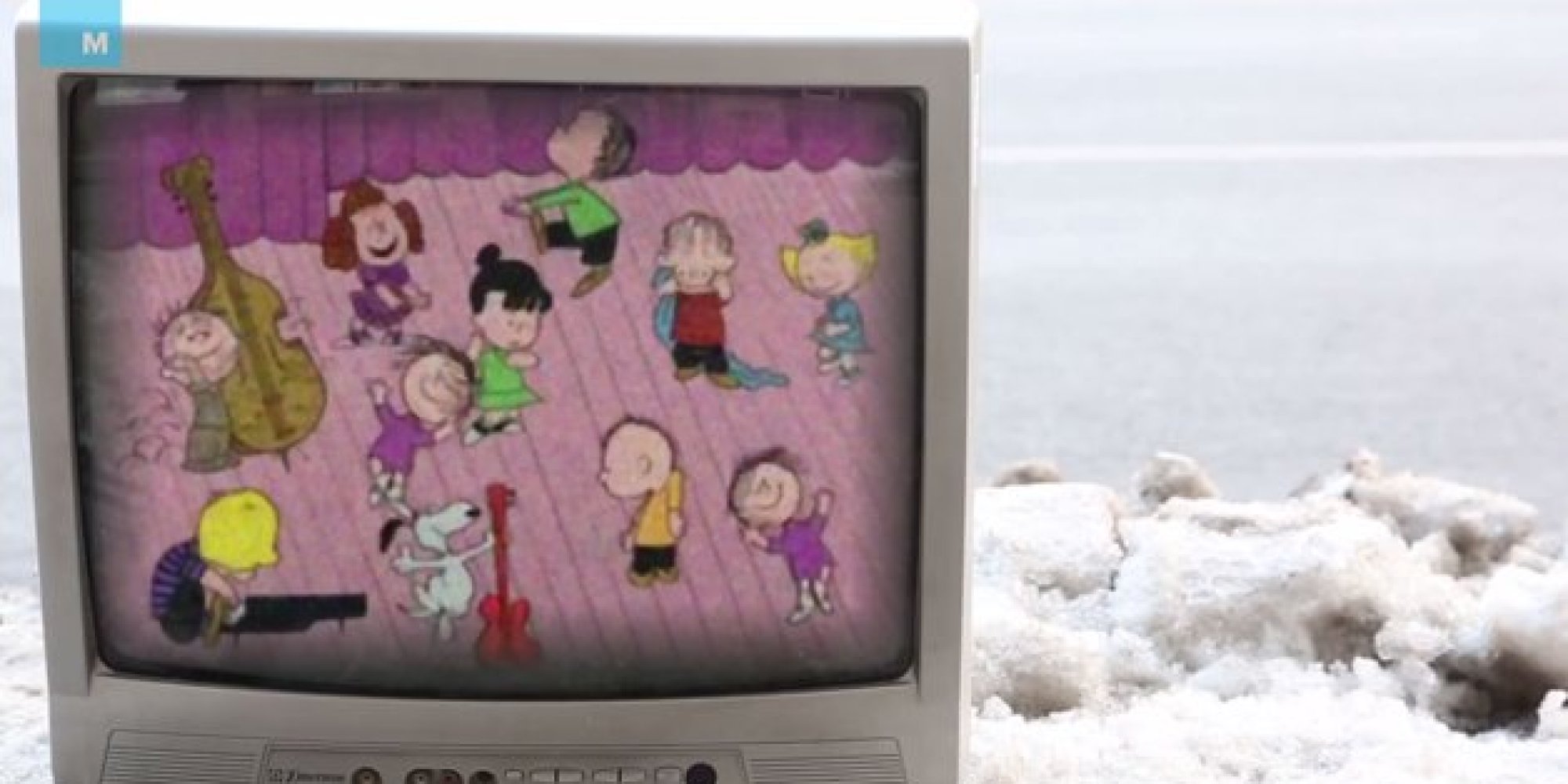 Flash Mob Performs The 'Peanuts' Christmas Song IRL, And It's