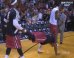 LeBron, Wade Team Up For Wheelbarrow Videobomb During Chris Bosh Interview (VIDEO)