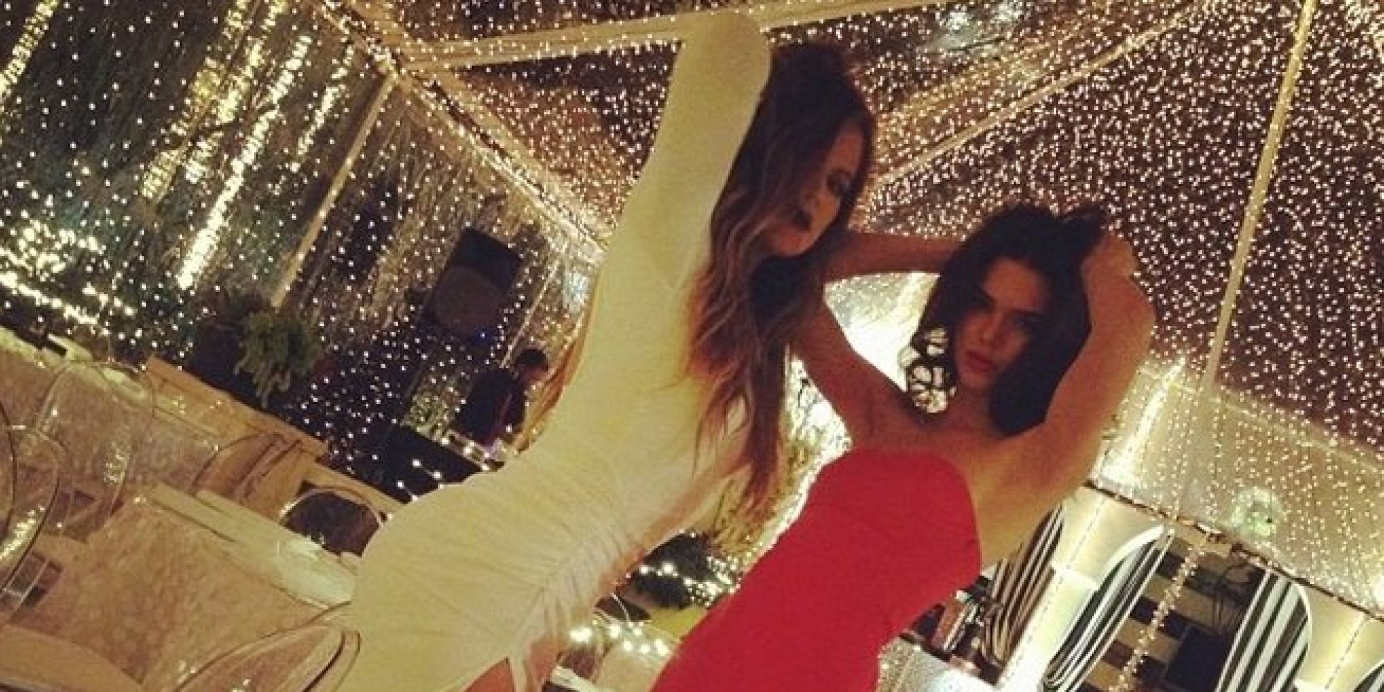 The Kardashians Christmas Eve Party Was Quite The Glamorous Affair Huffpost 