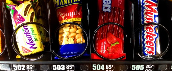 calories vending machines