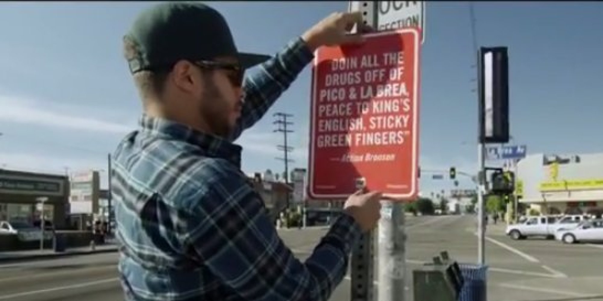 Jay Shells Posts Famous Rap Quotes Around Los Angeles In Clever Street