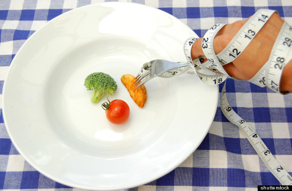 woman diet plate