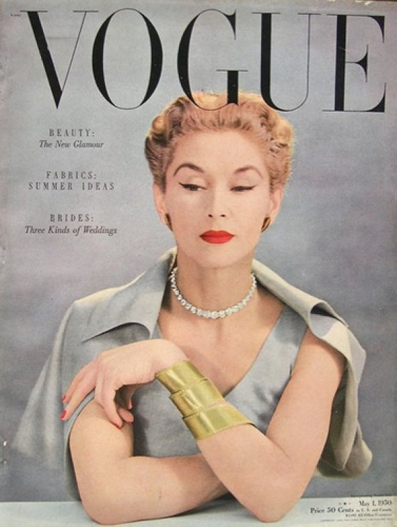 Fashion Magazine Covers Were So Much More Glamorous In The 1950s Huffpost 