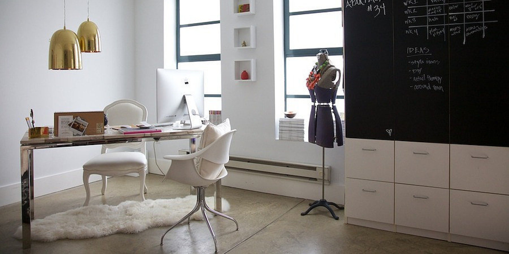 How To Decorate Your Home Office So You're More Productive At Home