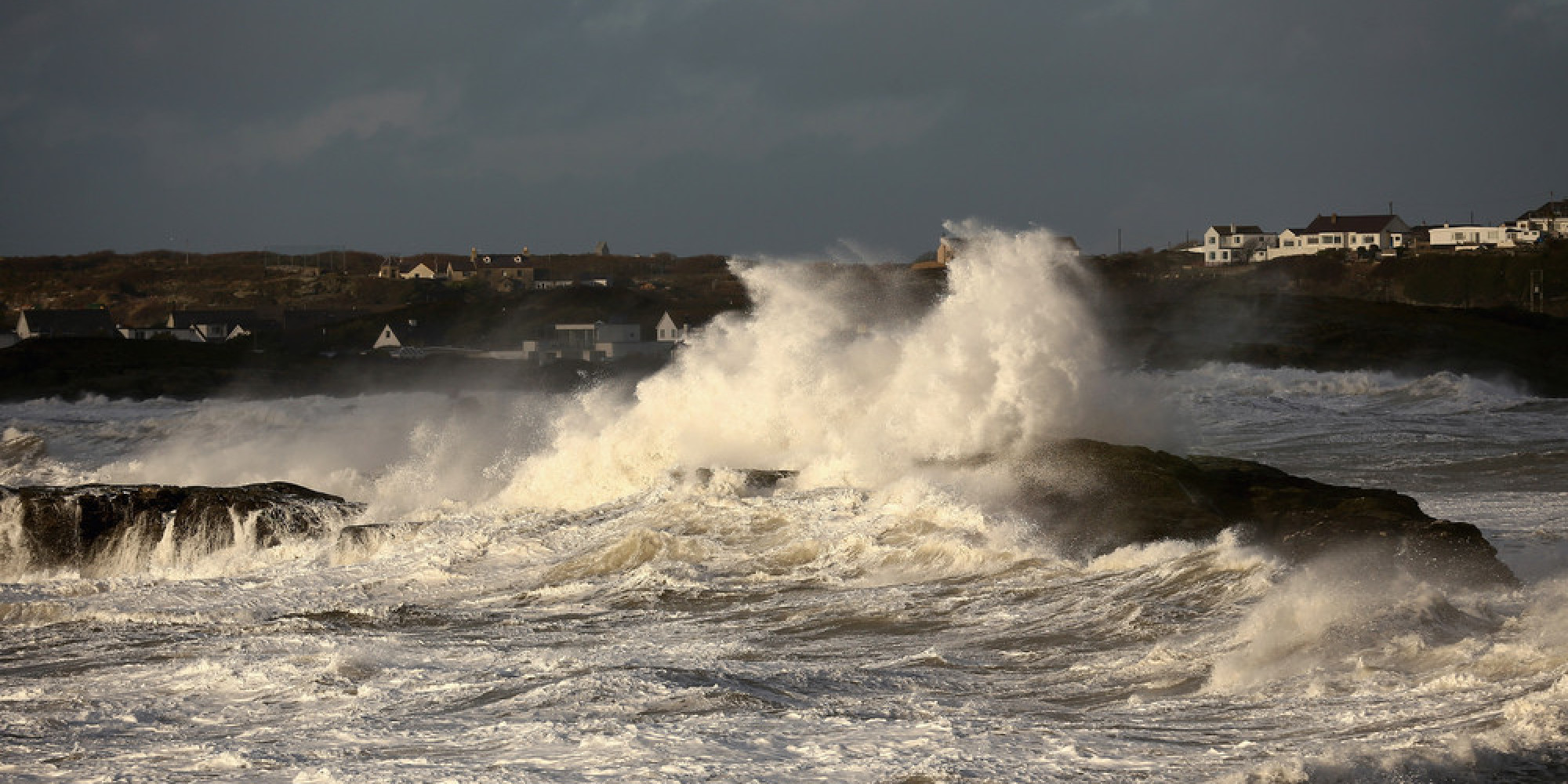 UK Weather Rescued Man Defied Police Warnings To Photograph Waves