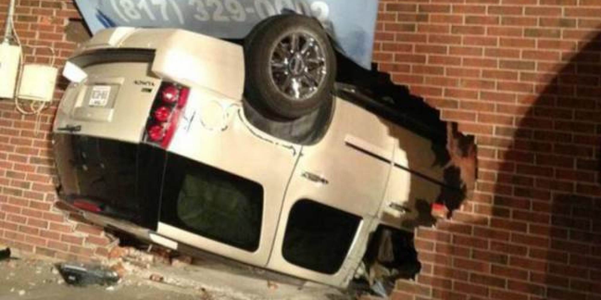 Lone Star Collision Repair Destroyed When SUV Crashes Into Walls HuffPost