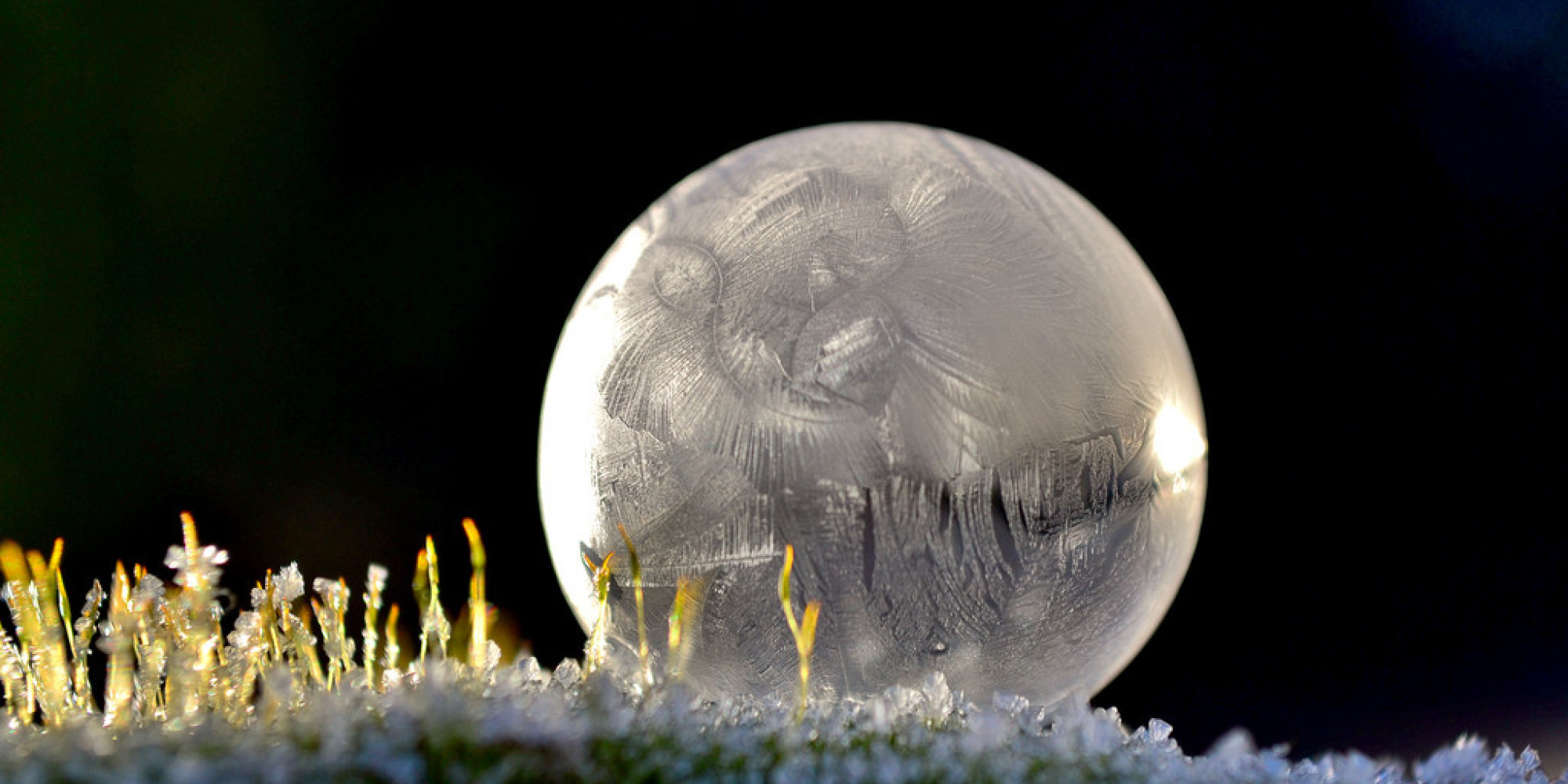 This Is What Happens When You Freeze Bubbles HuffPost